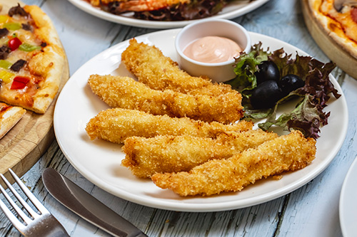 Camaro empanado air fryer